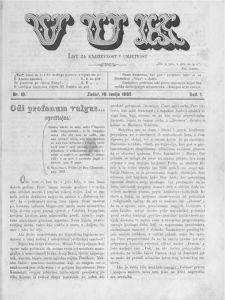 Vuk, Godina: 1885, Vol.: 1