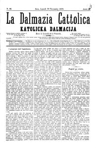 La Dalmazia cattolica, Godina: 1879, Vol.: 10