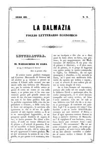 La Dalmazia, Godina: 1847, Vol.: 3
