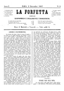 La Forfetta, Godina: 1867, Vol.: 1