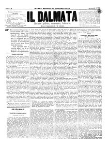 Il Dalmata, Godina: 1872, Vol.: 7.