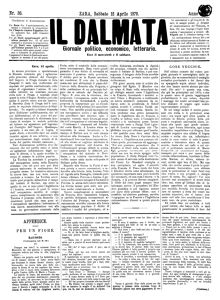 Il Dalmata, Godina: 1879, Vol.: 14.
