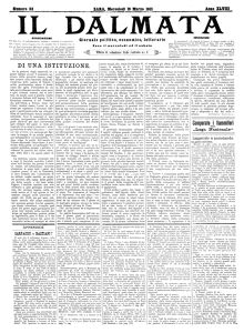Il Dalmata, Godina: 1913, Vol.: 48.