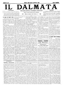 Il Dalmata, Godina: 1913, Vol.: 48.
