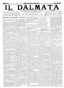 Il Dalmata, Godina: 1913, Vol.: 48.