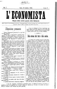 L 'economista, Godina: 1893, Vol.: 1.