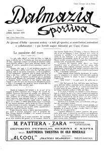 Dalmazia sportiva, Godina: 1925, Vol.: 2.
