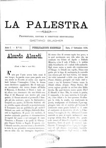La palestra, Godina: 1878, Vol.: 1.