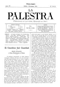La palestra, Godina: 1881, Vol.: 4.