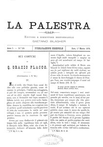 La palestra, Godina: 1879, Vol.: 1.
