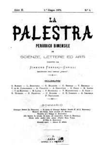La palestra, Godina: 1879, Vol.: 2.