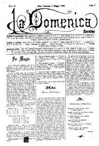 La Domenica zaratina, Godina: 1892, Vol.: 5