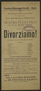 Divorziamo! : commedia in tre atti di Vittoriano Sardou : giovedi 29 aprile 1920 alle ore 21 precise, 7 rappresentazione