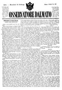 Oservatore dalmato, Godina: 1859, Vol.: 11