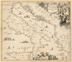 Caarte vande Golf Van Venetien Waar in vartoon ...