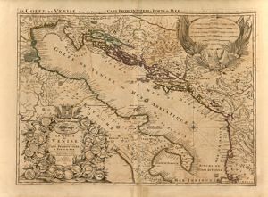 Le Golfe de Venise, avec ses principaux caps,  ...